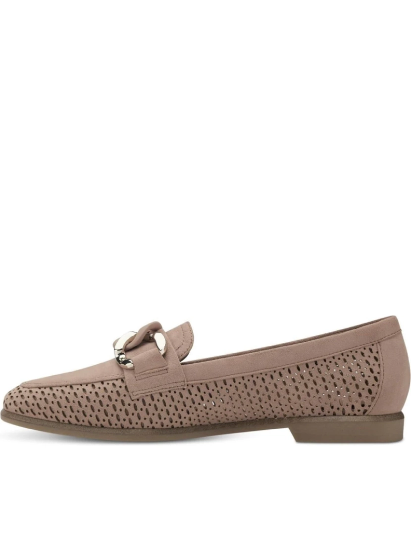 imagem de Tamaris Bege Loafers sapatos femininos4