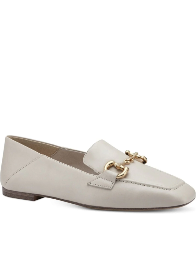 imagem de Tamaris Bege Loafers sapatos femininos3