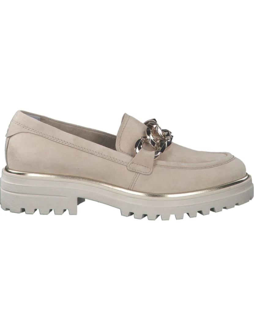 Tamaris - Tamaris Bege Loafers sapatos femininos