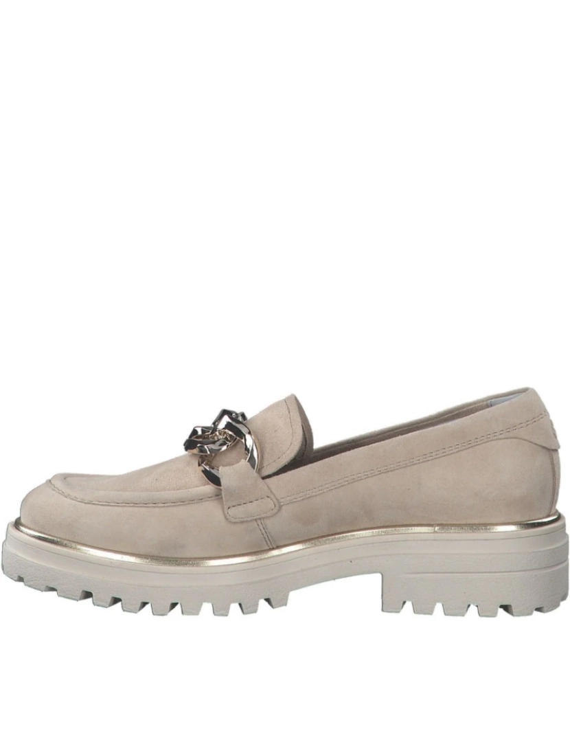 imagem de Tamaris Bege Loafers sapatos femininos4