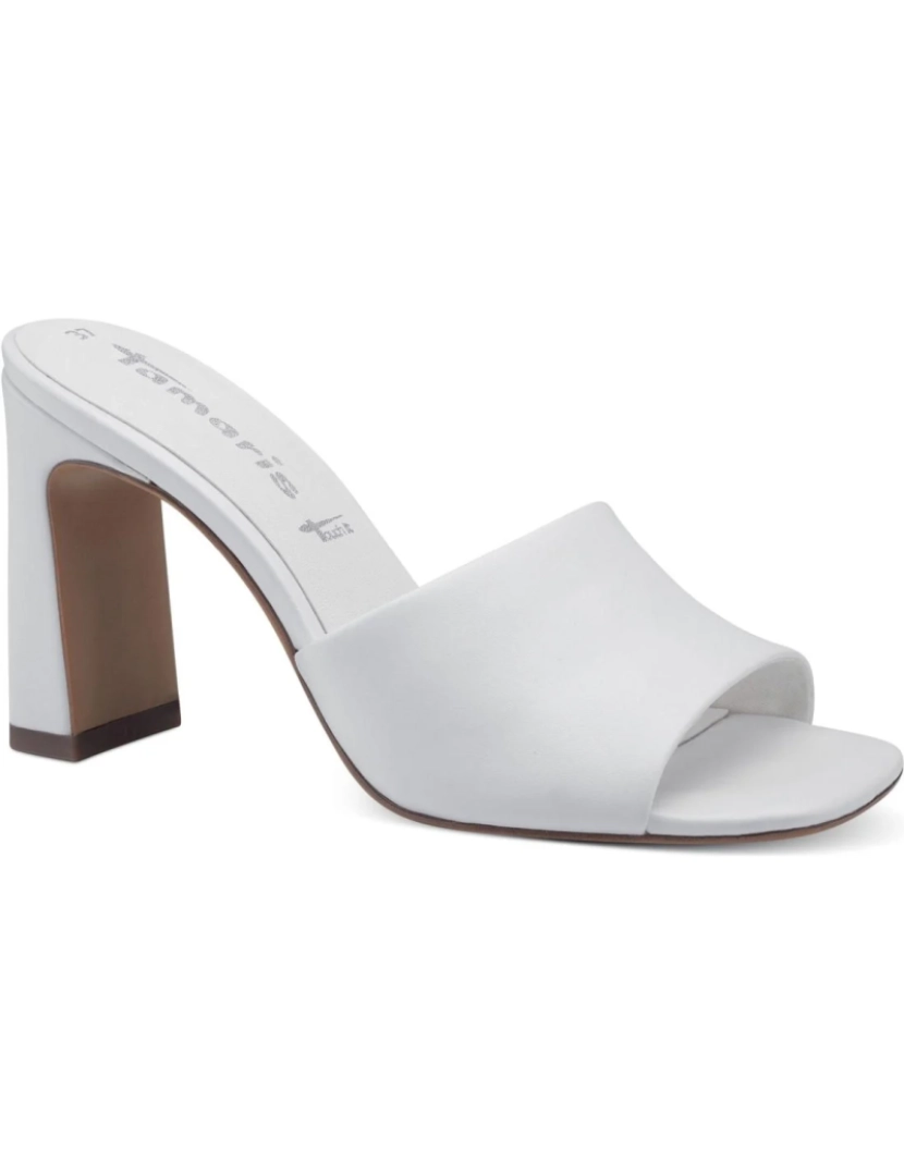 Tamaris - Tamaris Branco Mules Calçados Femininos