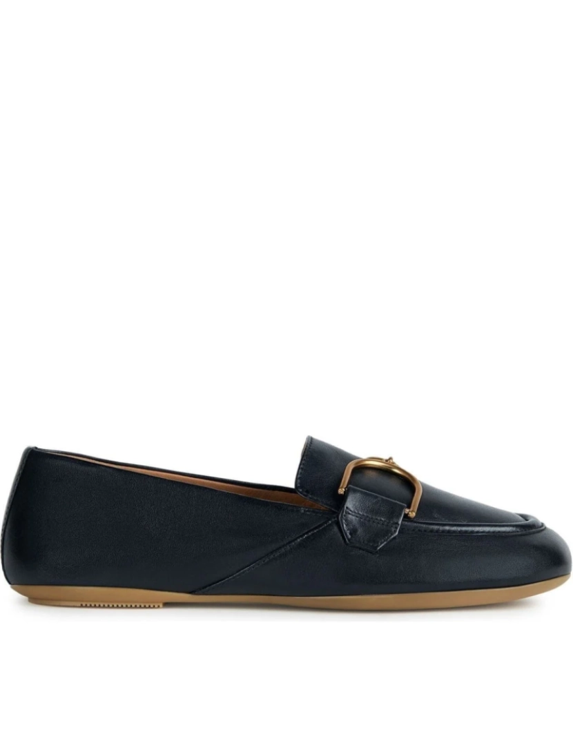 Geox - Geox Black Moccasins Calçados Femininos