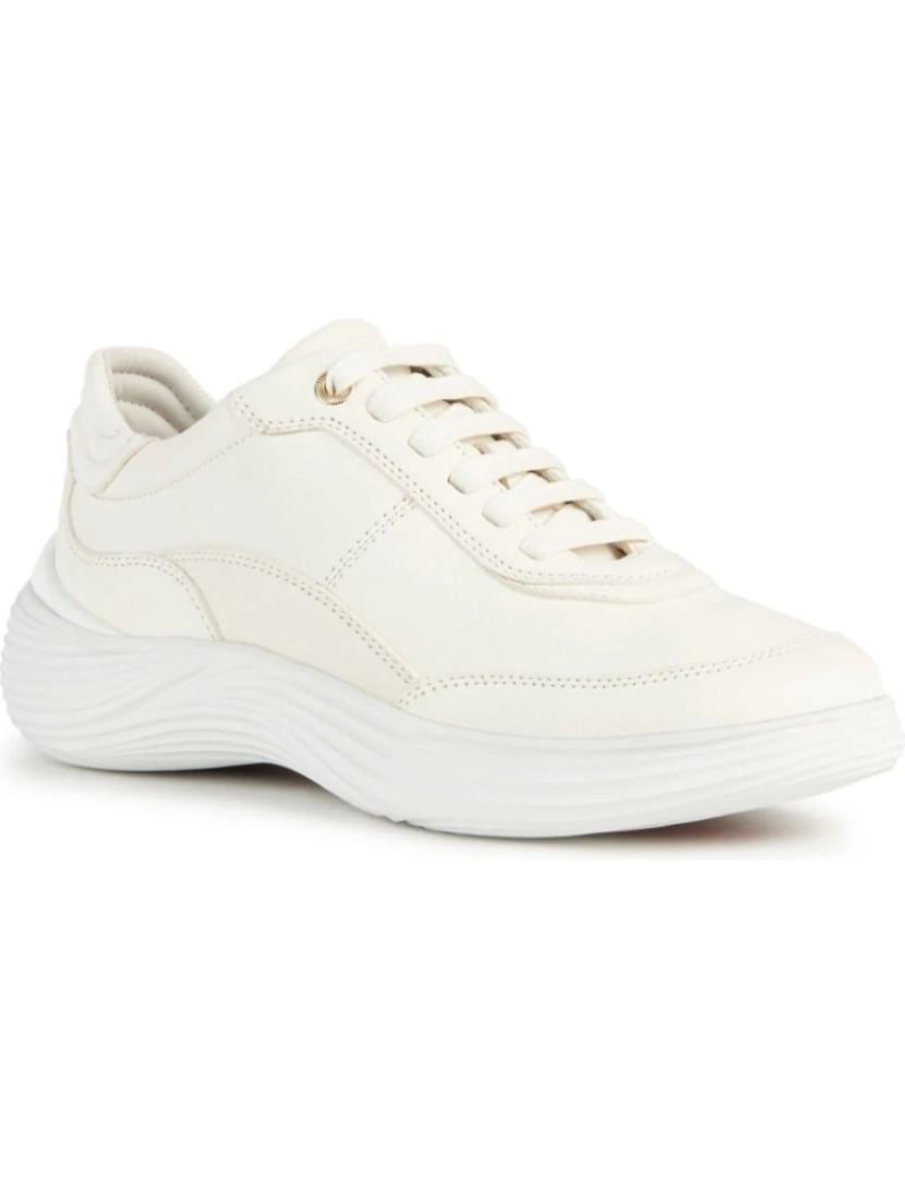 Geox - Geox White Trainers Calçados Femininos