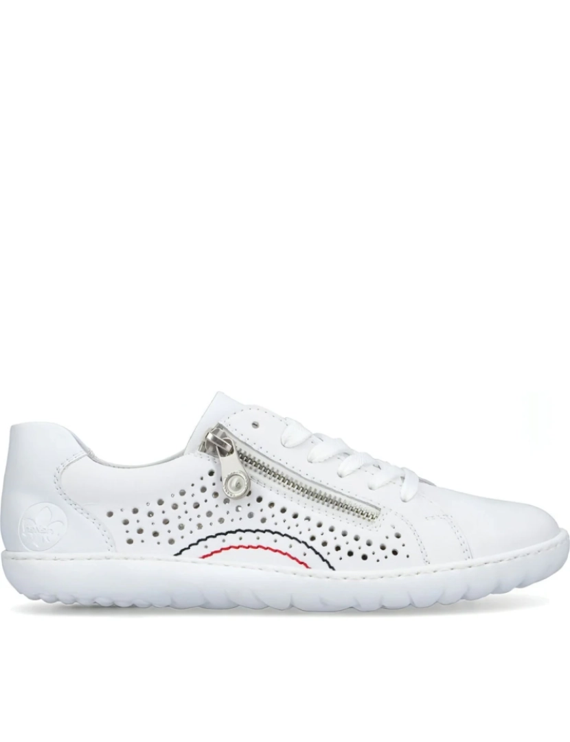 Rieker - Rieker Branco Trainers sapatos femininos