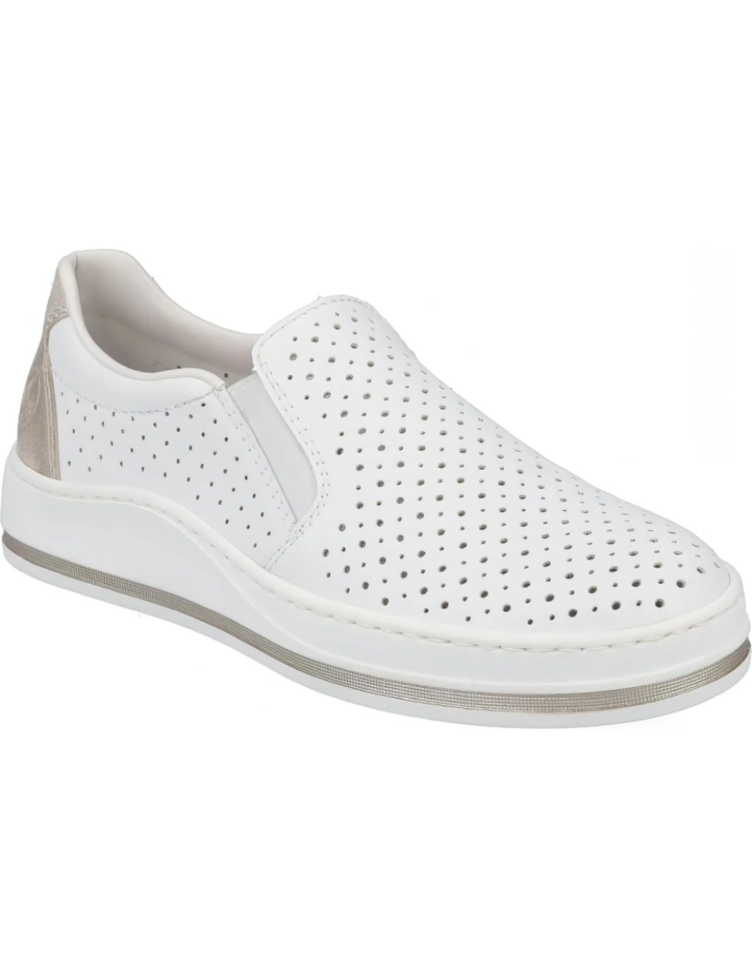 imagem de Rieker Branco Trainers sapatos femininos3