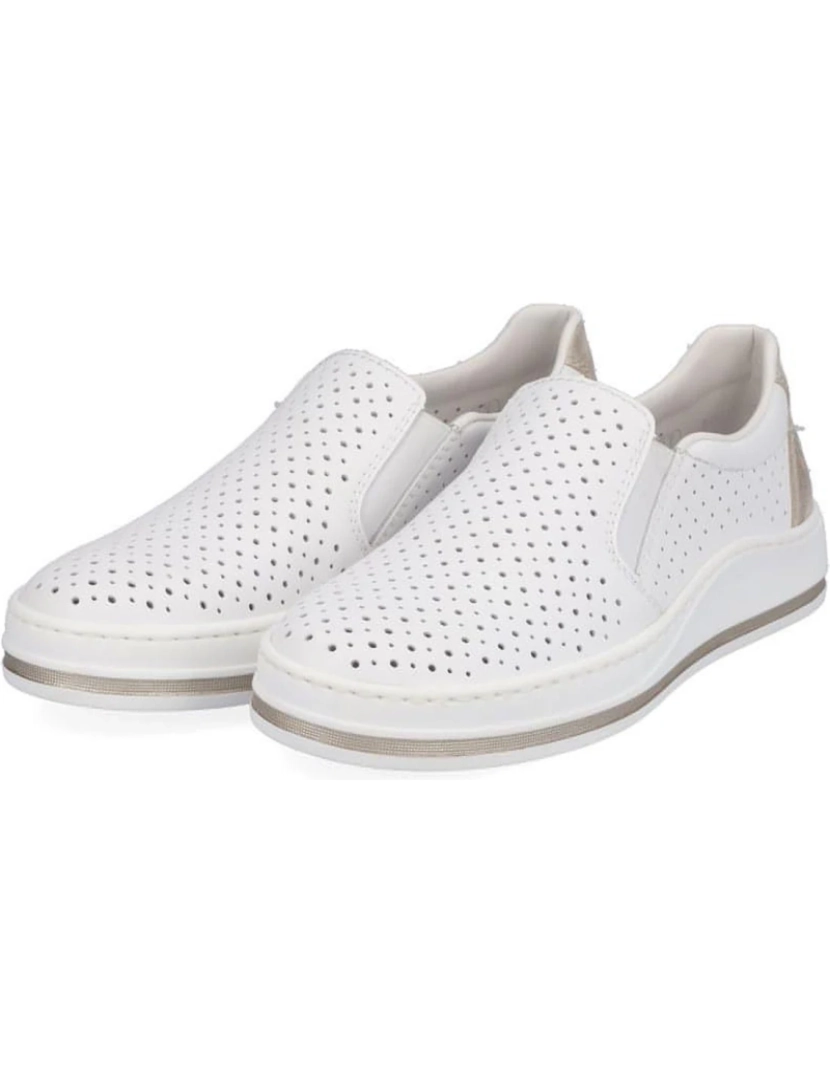 imagem de Rieker Branco Trainers sapatos femininos6