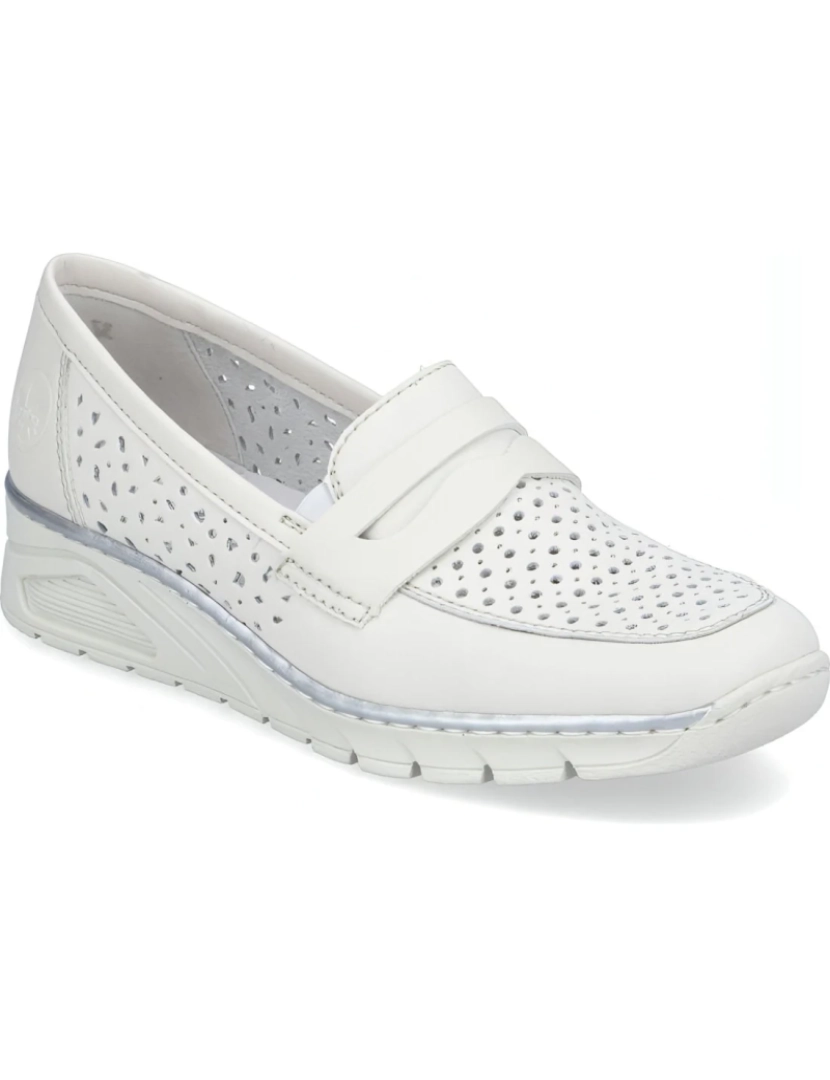 imagem de Rieker branco sapatos femininos2