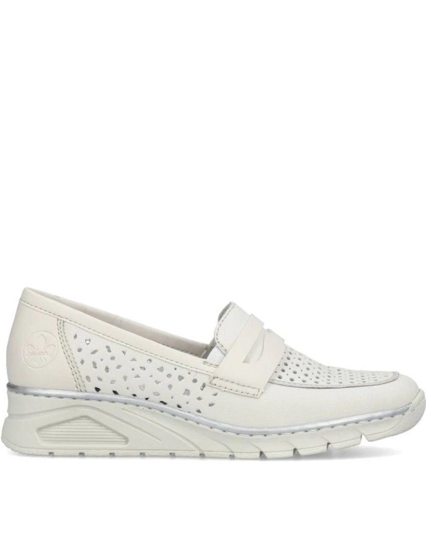 imagem de Rieker branco sapatos femininos3