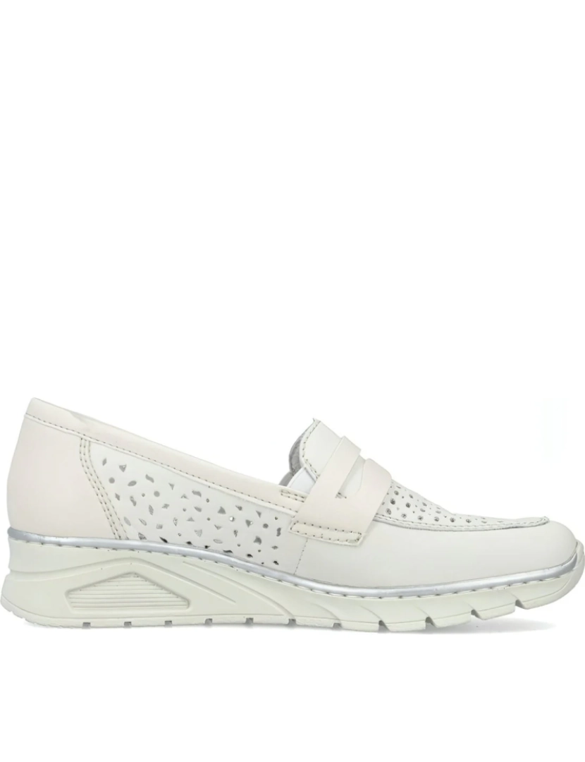 imagem de Rieker branco sapatos femininos4