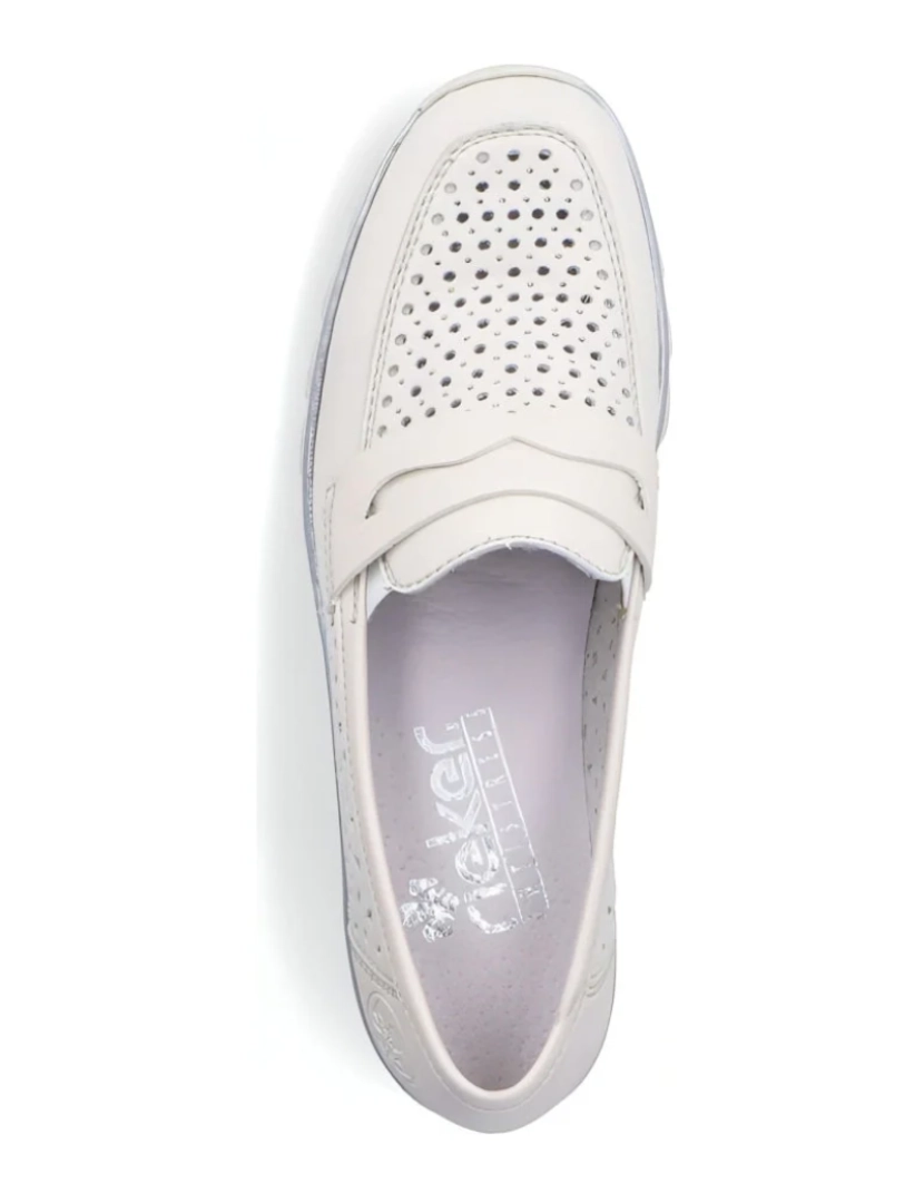 imagem de Rieker branco sapatos femininos5