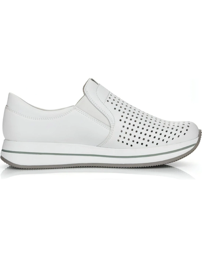 imagem de Rieker Branco Trainers sapatos femininos4