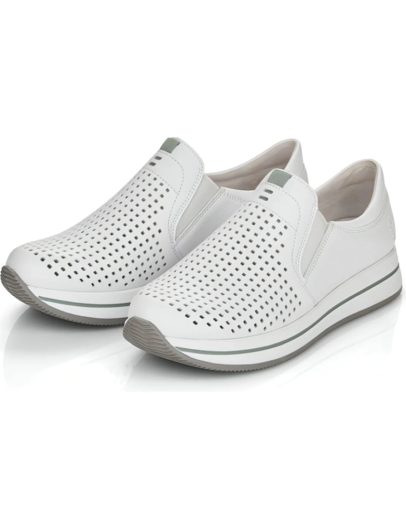 imagem de Rieker Branco Trainers sapatos femininos6