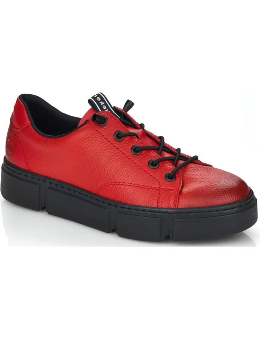 imagem de Rieker Red Trainers sapatos femininos3