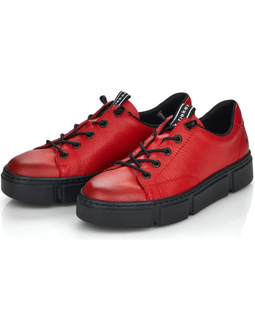 imagem de Rieker Red Trainers sapatos femininos6