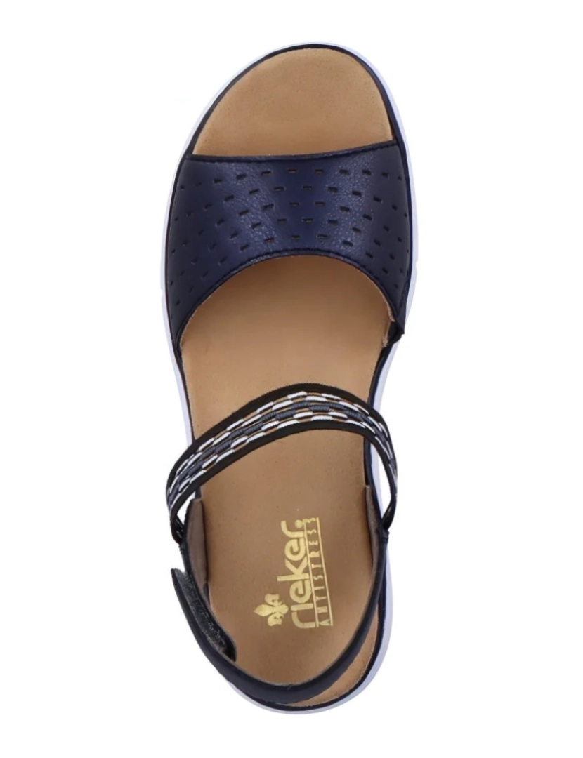 imagem de Rieker Blue Sandálias Sapatos Femininos5