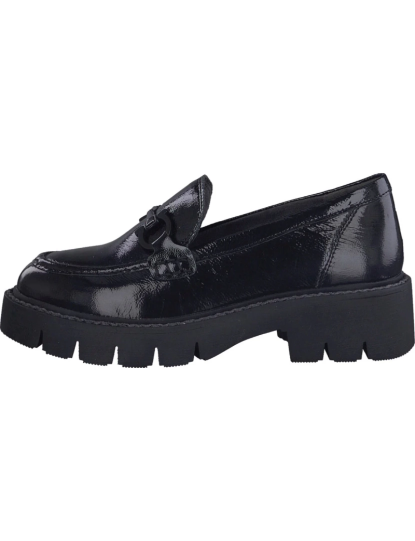 imagem de Caprice Black Loafers sapatos femininos4