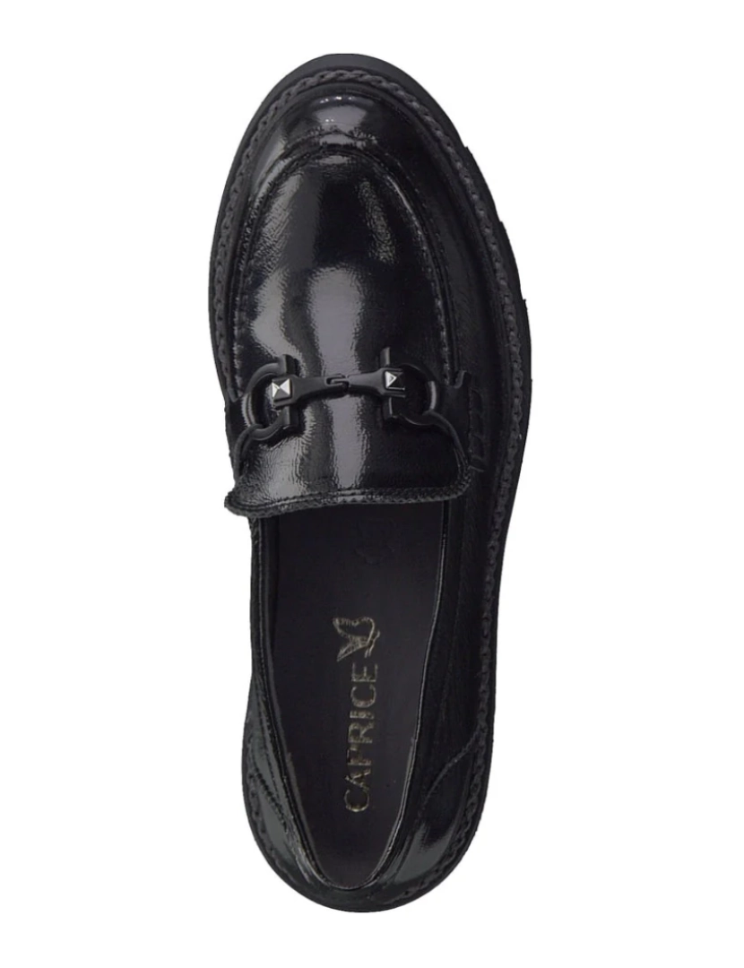 imagem de Caprice Black Loafers sapatos femininos7