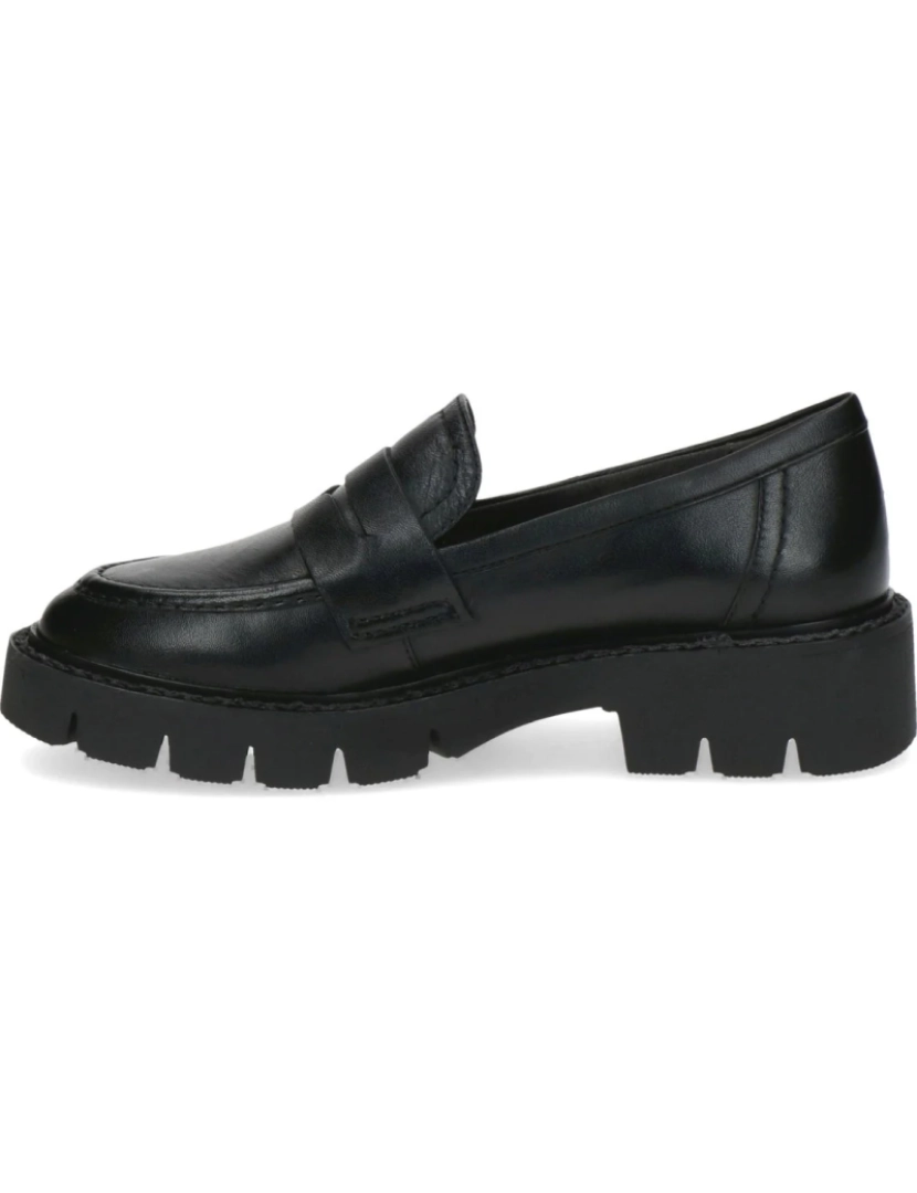 imagem de Caprice Black Loafers sapatos femininos4