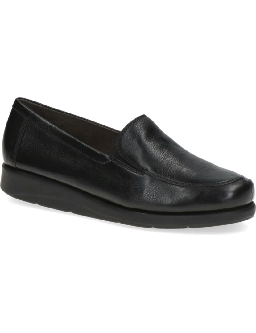 imagem de Caprice Black Loafers sapatos femininos2