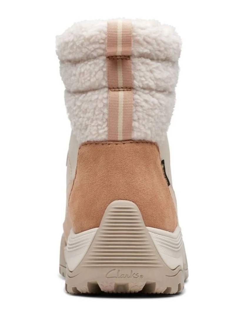 imagem de Clarks Bege Booties sapatos femininos7