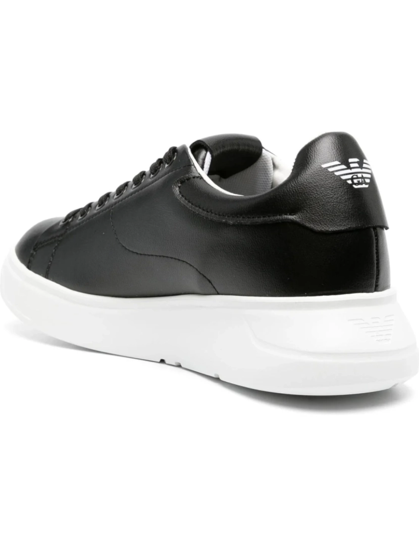 imagem de Emporio Armani preto treinadores sapatos femininos4