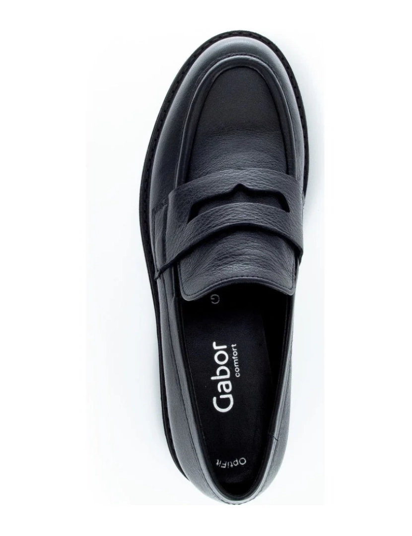 imagem de Gabor Black Loafers sapatos femininos5