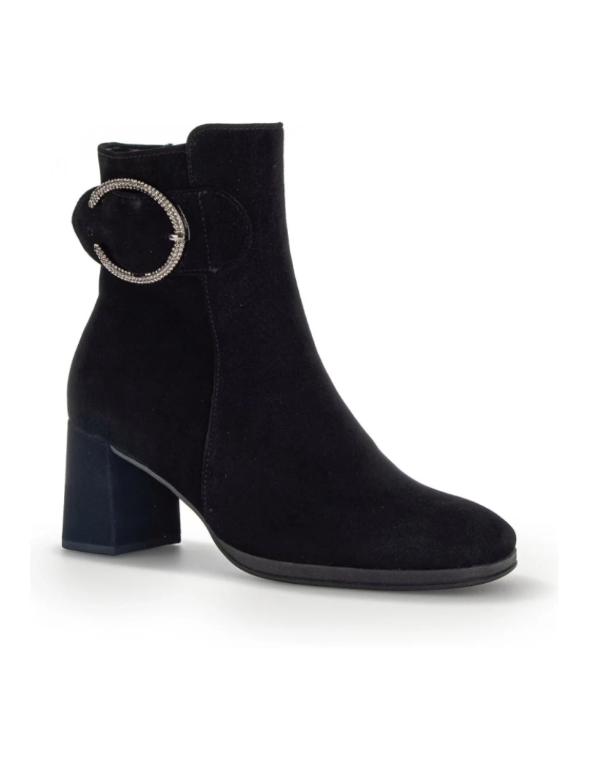 Gabor - Gabor Preto Booties Calçados Femininos