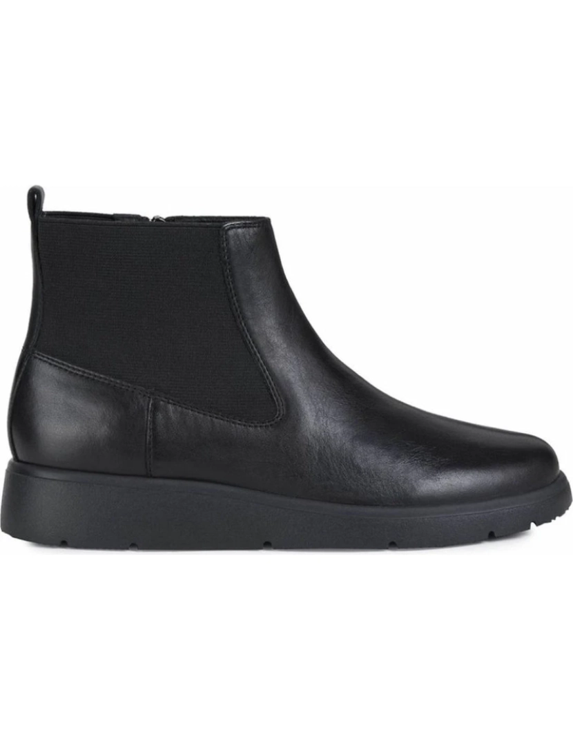 Geox - Geox Black Booties Calçados Femininos