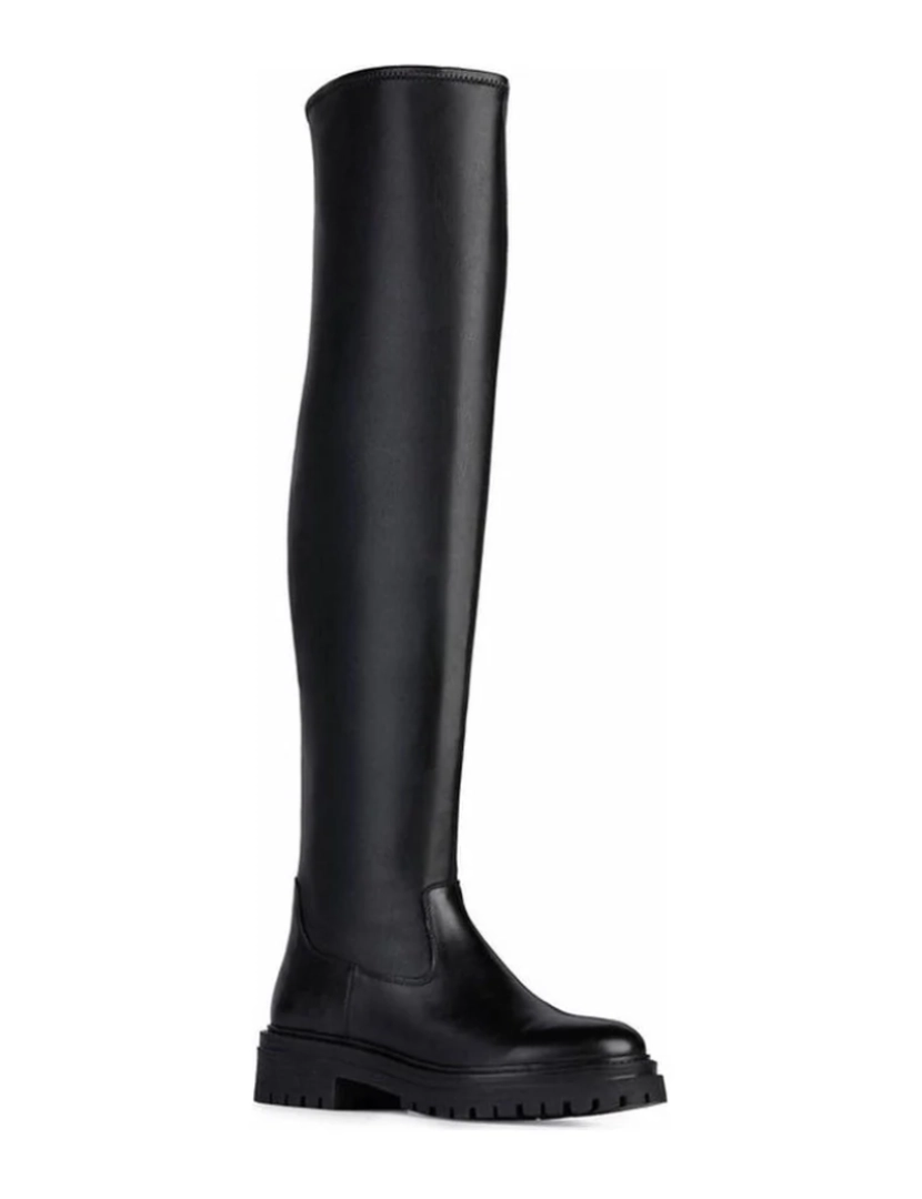 Geox - Geox Preto Botas Calçados Femininos