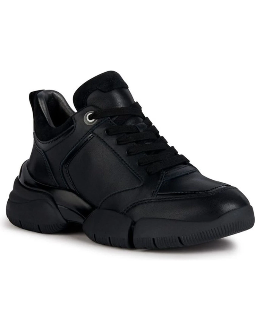 Geox - Geox Black Trainers Calçados Femininos