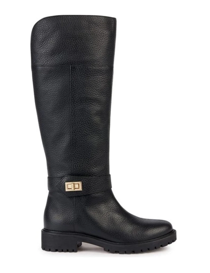 Geox - Geox Preto Botas Calçados Femininos