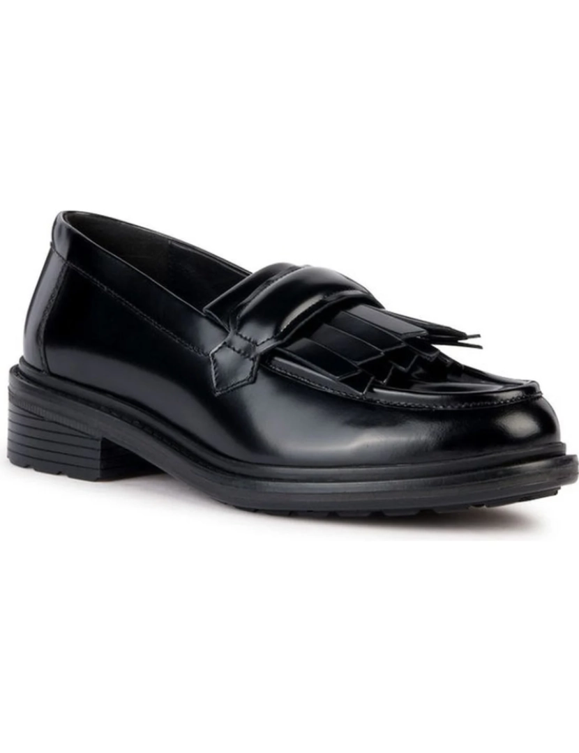 Geox - Geox Black Loafers Calçados Femininos