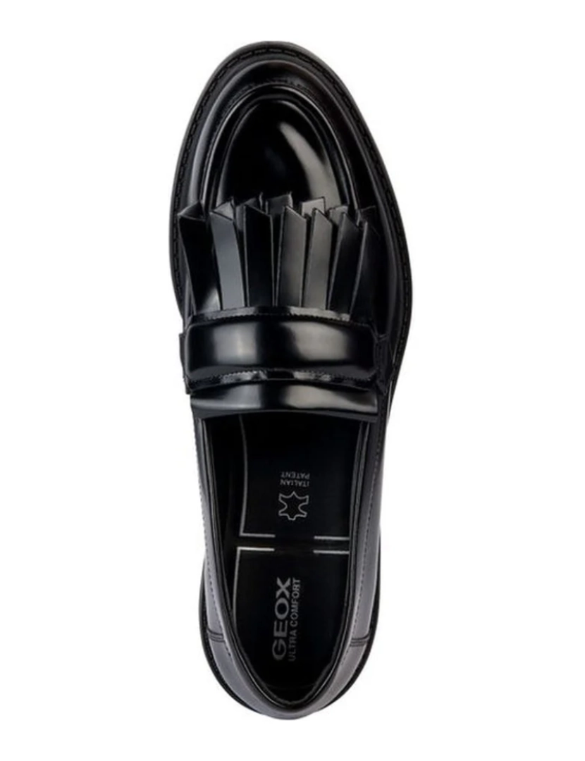 imagem de Geox Black Loafers Calçados Femininos4