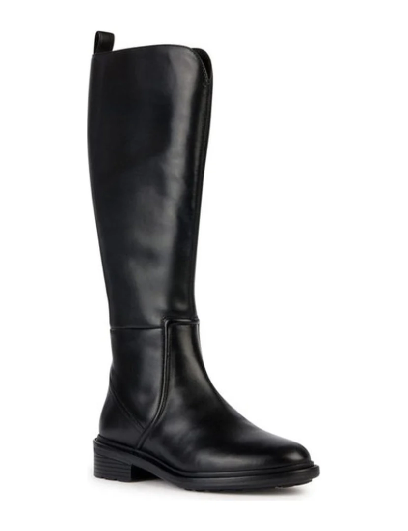 Geox - Geox Preto Botas Calçados Femininos