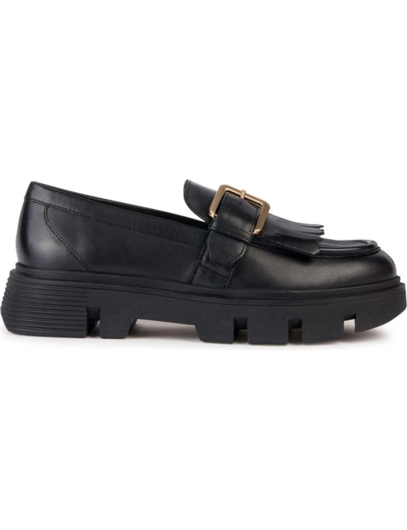 imagem de Geox Black Loafers Calçados Femininos3