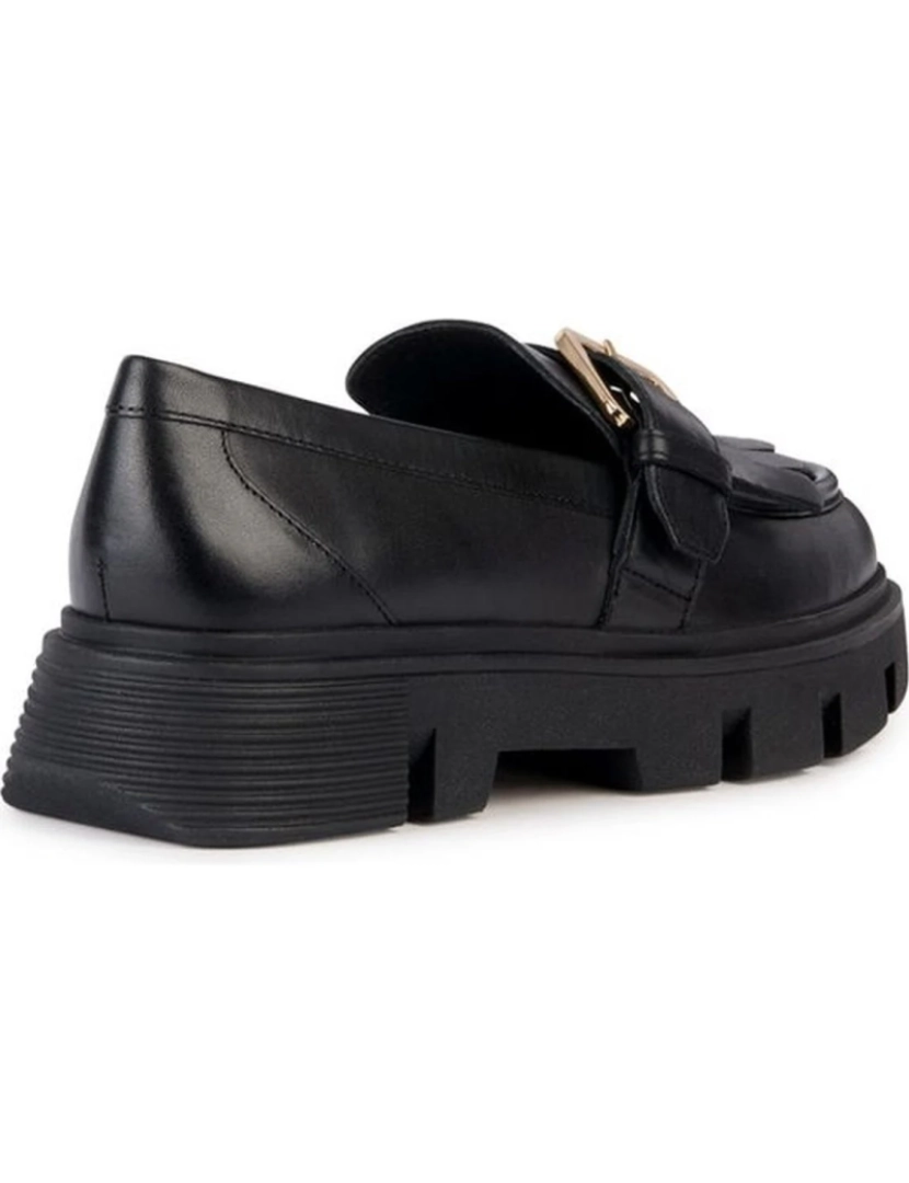 imagem de Geox Black Loafers Calçados Femininos4