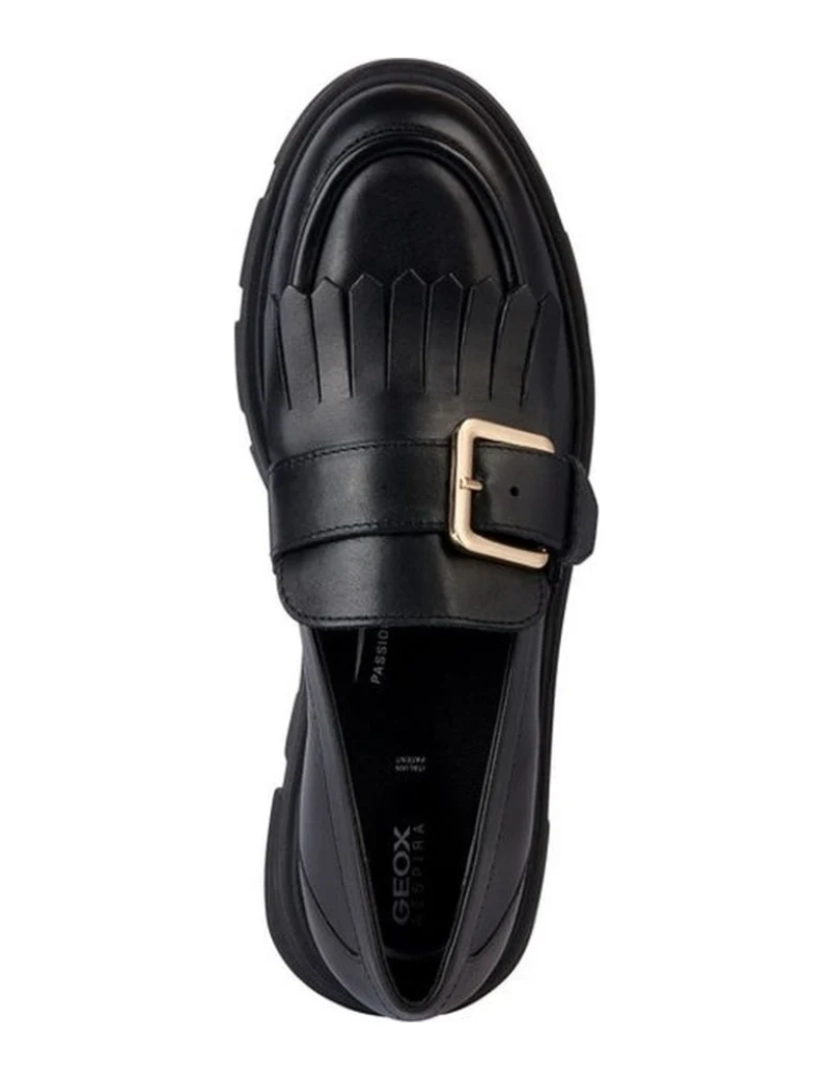 imagem de Geox Black Loafers Calçados Femininos5