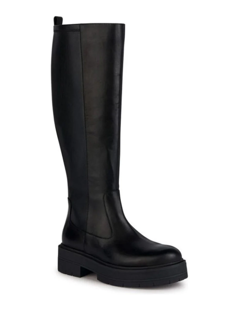 Geox - Geox Preto Botas Calçados Femininos