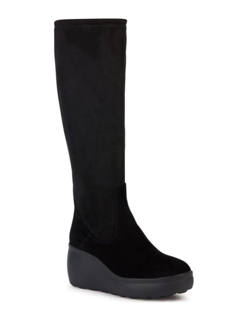 Geox - Geox Preto Botas Calçados Femininos