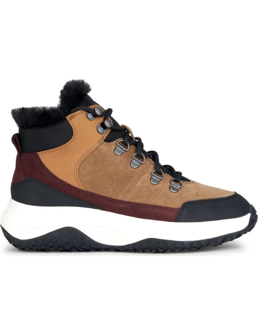 Geox - Geox Brown Booties Calçados Femininos