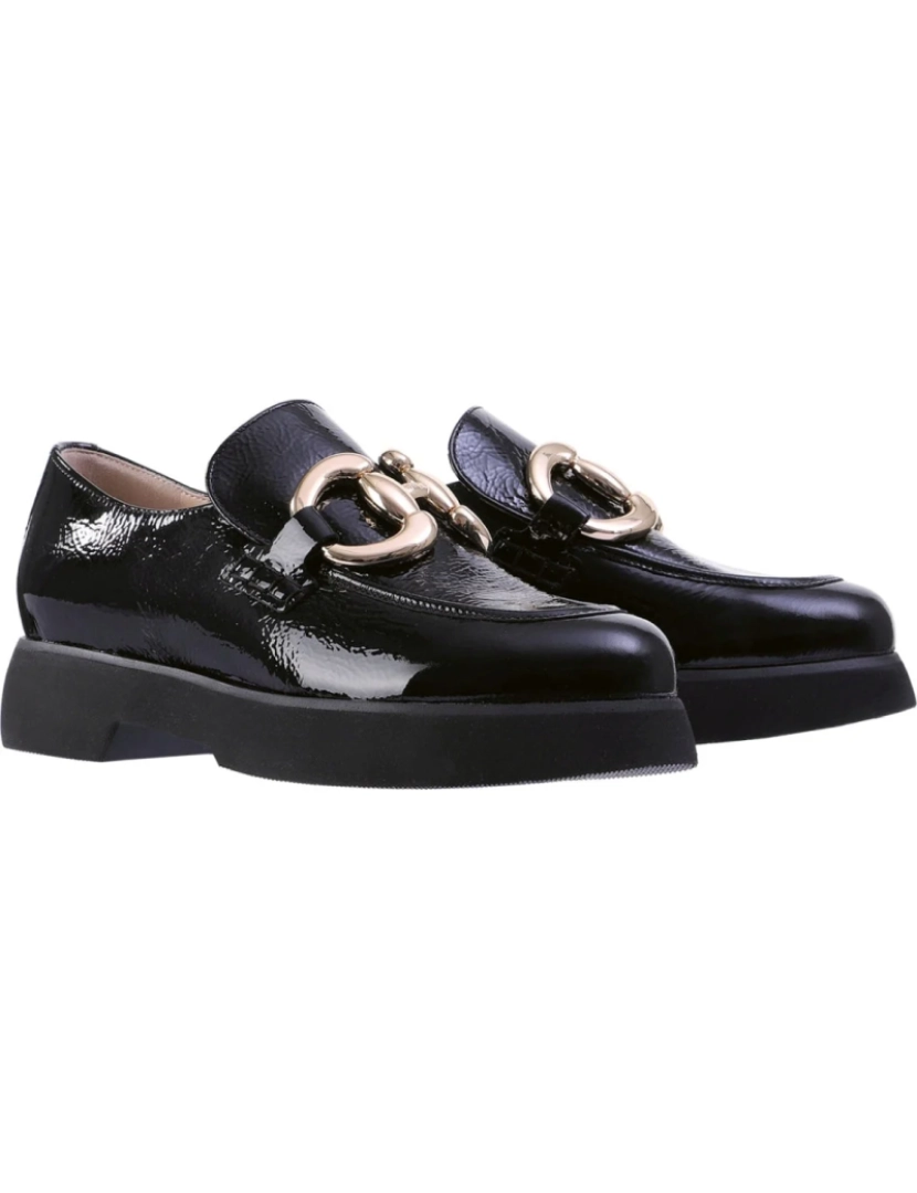 imagem de Hogl Black Loafers sapatos femininos2