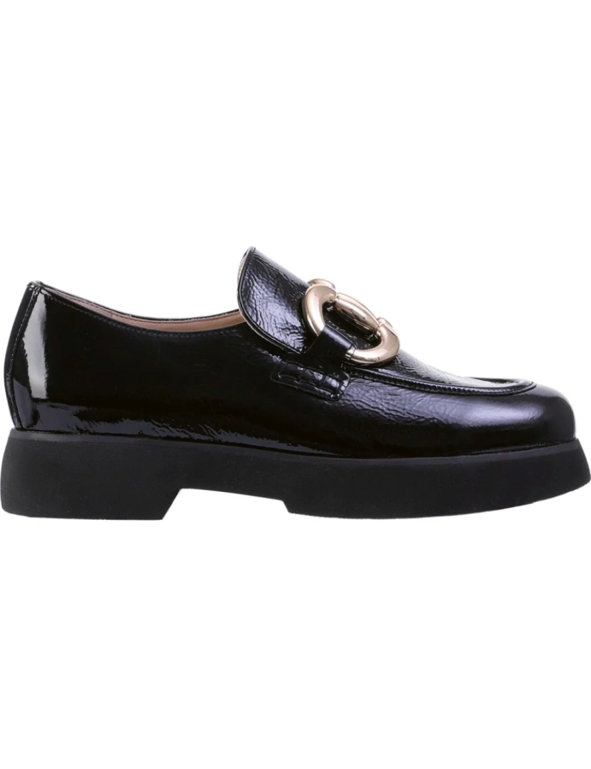 imagem de Hogl Black Loafers sapatos femininos3