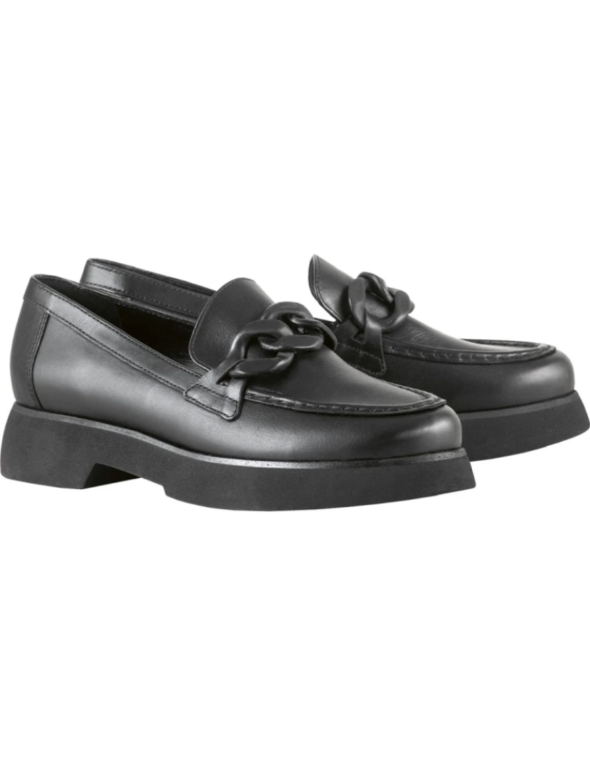 imagem de Hogl Black Loafers sapatos femininos2