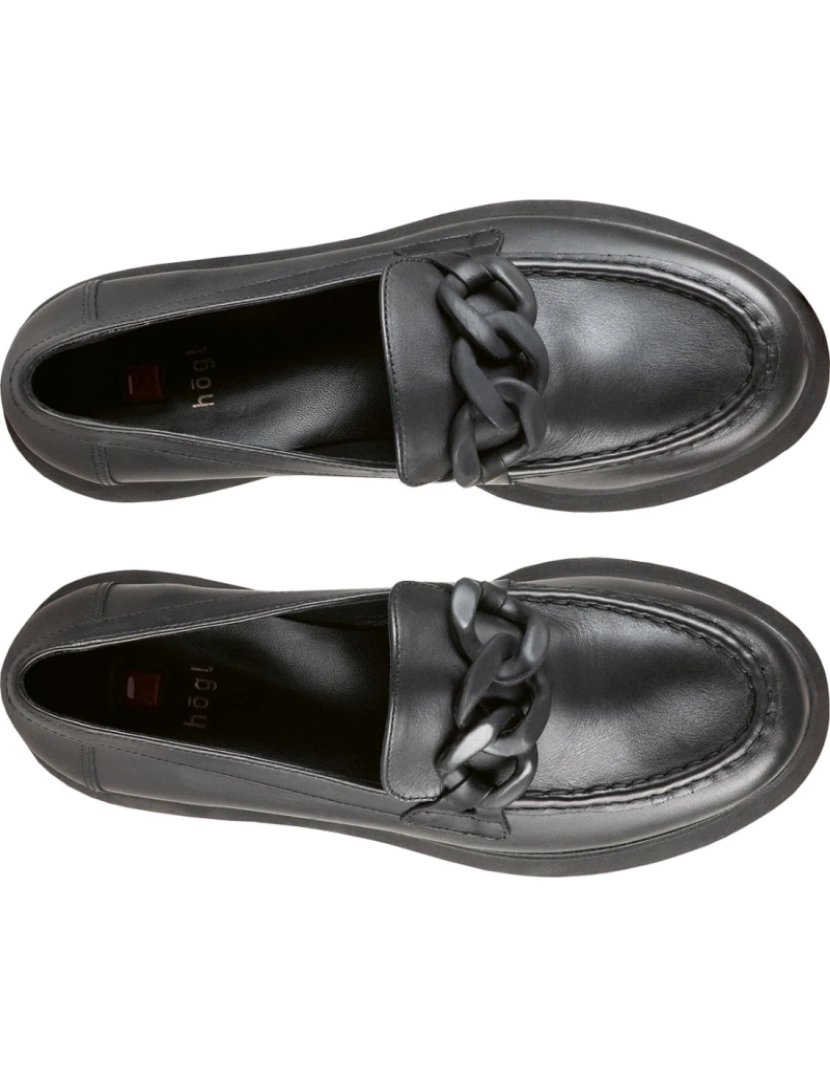 imagem de Hogl Black Loafers sapatos femininos5