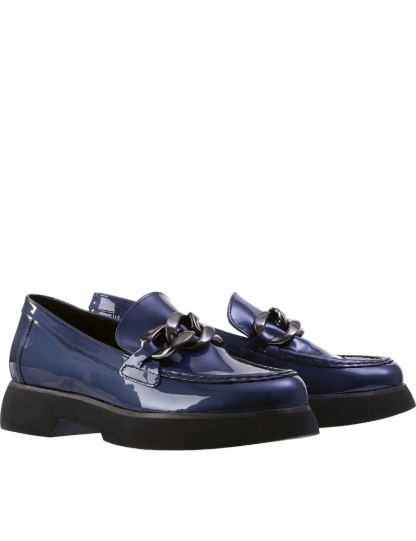 imagem de Hogl Blue Loafers sapatos femininos2