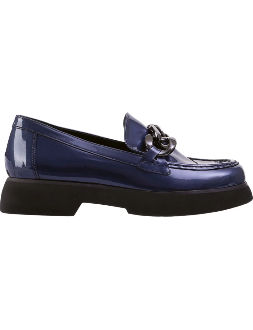 imagem de Hogl Blue Loafers sapatos femininos3