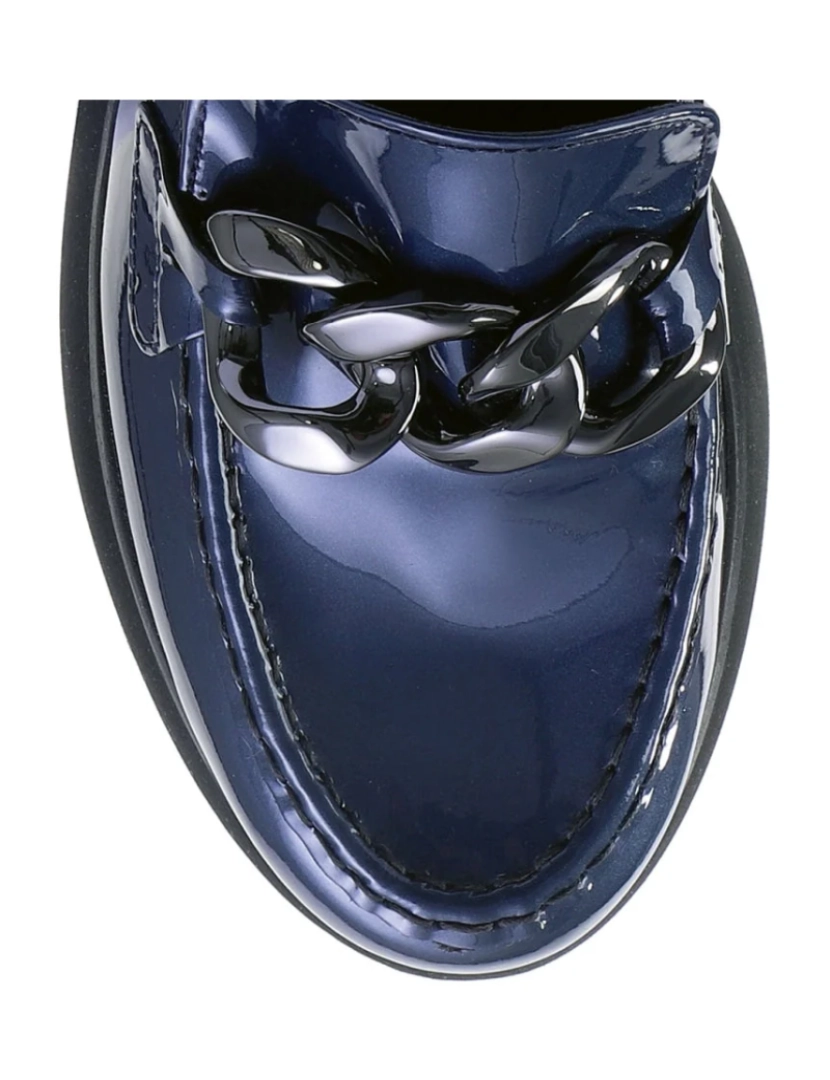 imagem de Hogl Blue Loafers sapatos femininos6