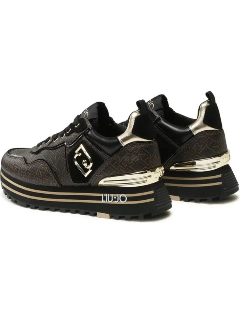 imagem de Liu Jo Brown Trainers sapatos femininos4