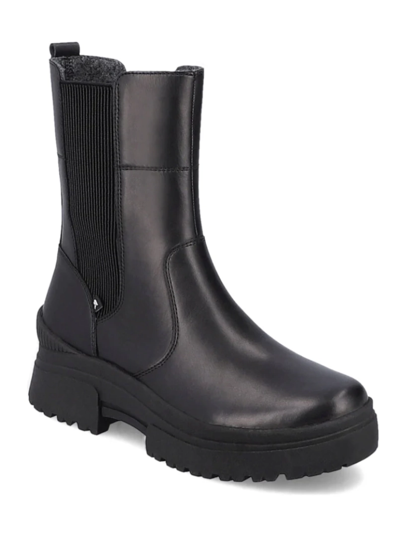 Rieker - Rieker Preto Booties Calçados Femininos