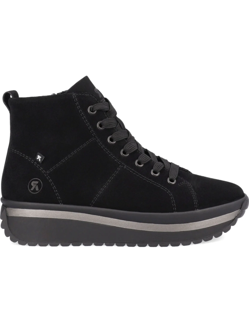 imagem de Rieker Preto Booties Calçados Femininos3